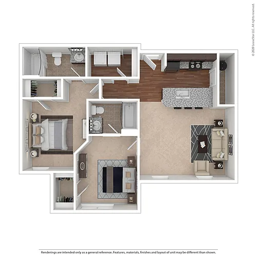 Floor plan 2B 2B