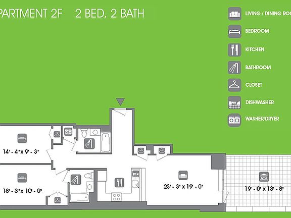 2nd image of 260 W 26th St APT 2F