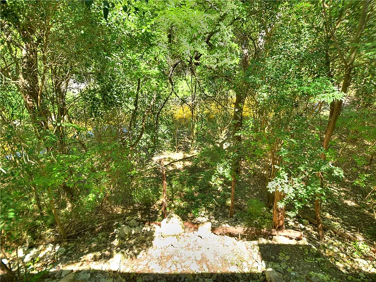 View straight out from 1st floor balcony. Lots of privacy!