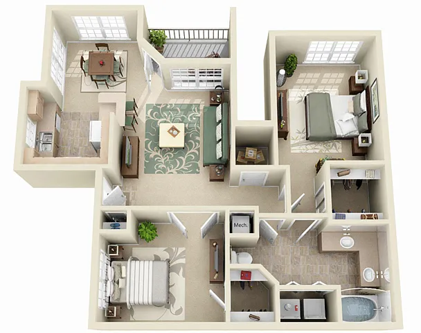 Floor plan The Cypress