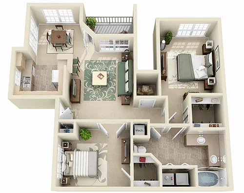 Floor plan The Cypress