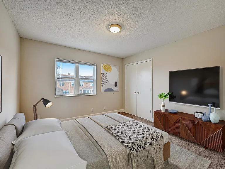 Recently Renovated Townhouse Style Apartments featuring New gray carpet, Neutral paint scheme, Premium hardwood-style flooring, Neutral paint scheme, Upgraded light fixtures, New cabinets, Matching stainless steel appliances, Washer/Dryer, Air conditionin