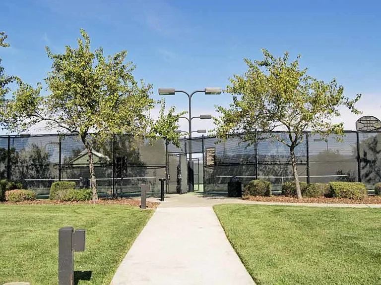 Two Regulation Size Tennis Courts