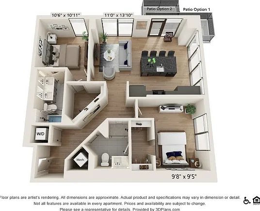 2 bed 2 bath | 1068 sq ft 2 bed 2 bath | 1068 sq ft