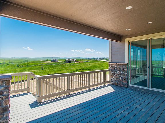 Covered deck with views