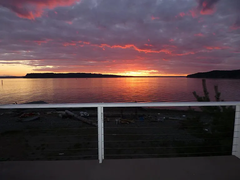 Sunsets all year from deck