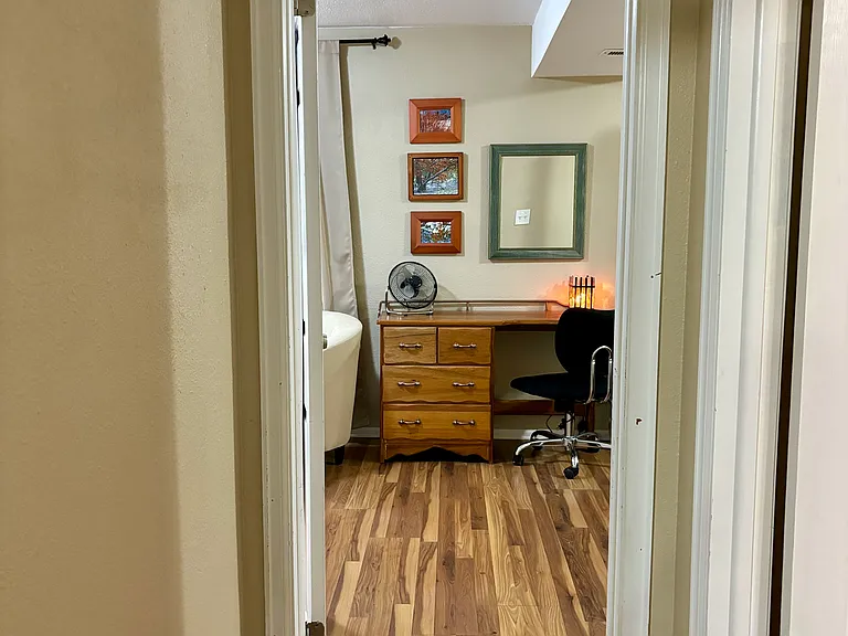 Hallway to bedroom