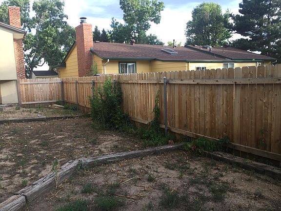 New fence & garden area