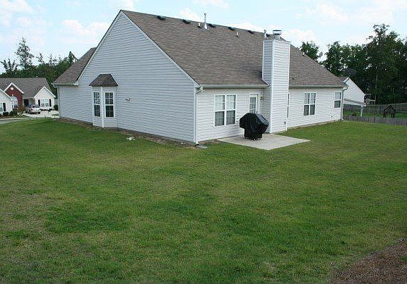 huge backyard