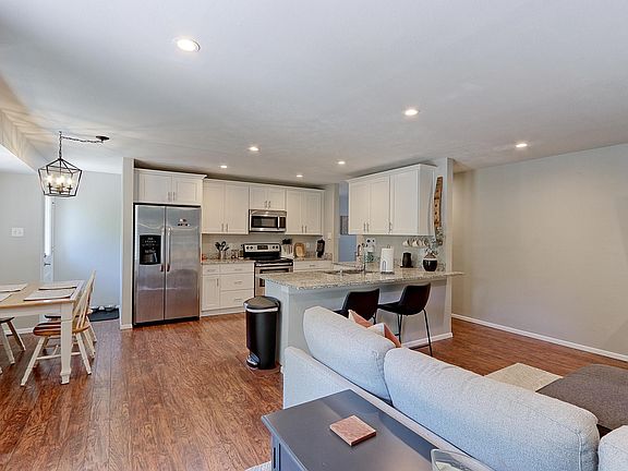 Kitchen and living area