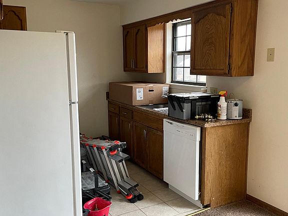 Kitchen with tools and supplies laying there in the get ready time