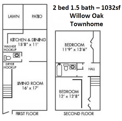 Floor plan Willow Oak