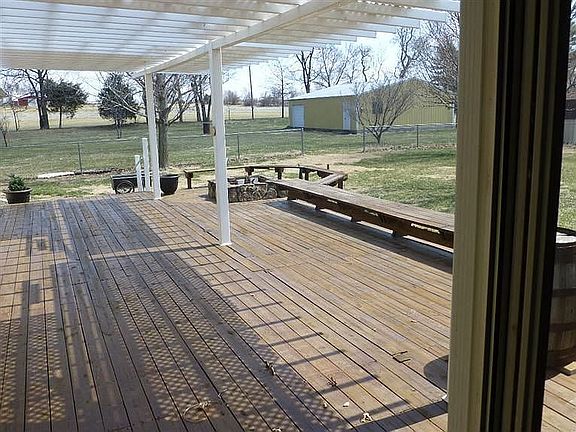 43' x 20' deck with fire pit