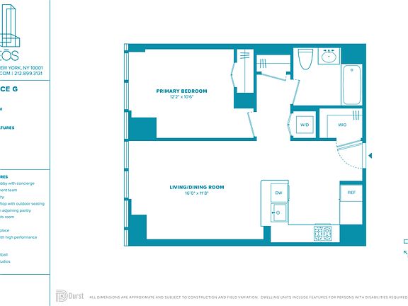 2nd image of 100 W 31st St APT 43G