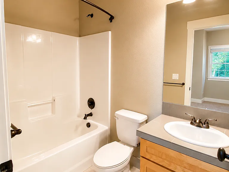 Top floor bedroom private bath