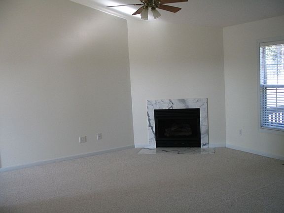 Living room fireplace