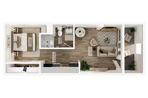 Floor plan Studio