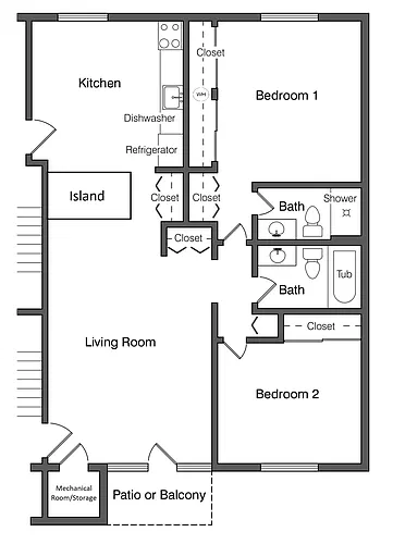 Floor plan Contemporary