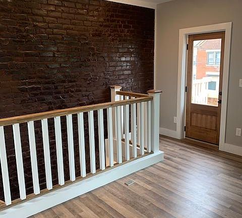 Door to private deck.