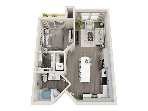 Floor plan 1B