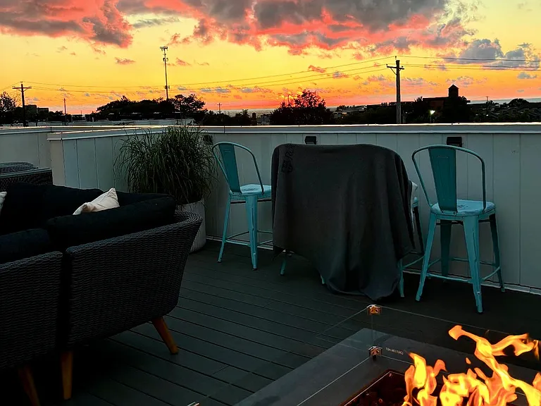 Sunsets on the roof