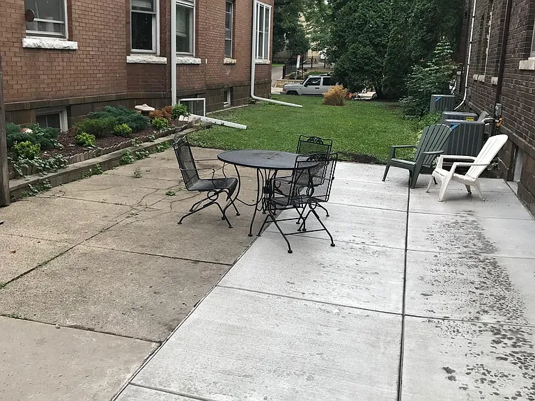 Shared patio