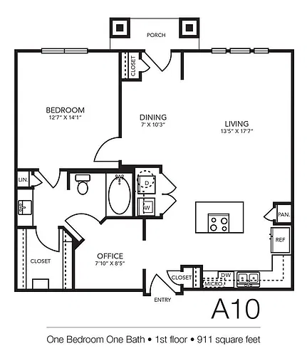 Floor plan A10