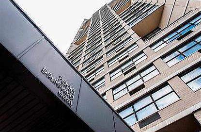 Tower 1, the tallest of the three.