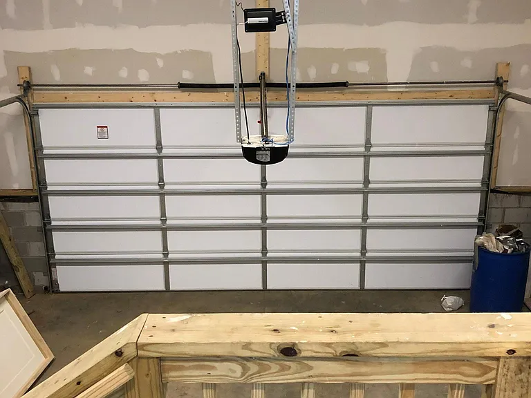 Inside of garage