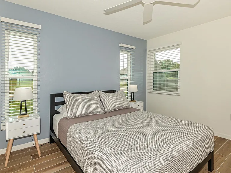Master Bedroom with lockable lanai egress