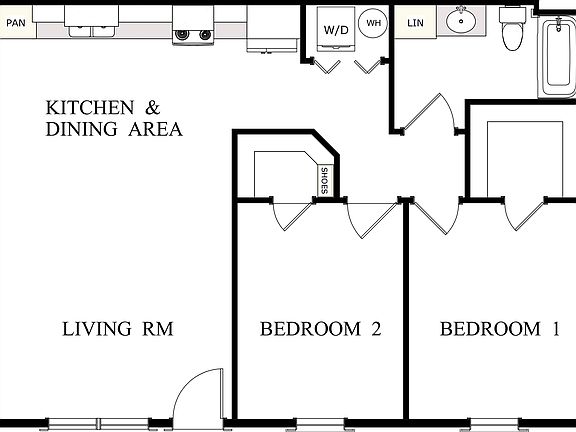 The Residences - 2 Bed Floor Plan (117A) _10142025
