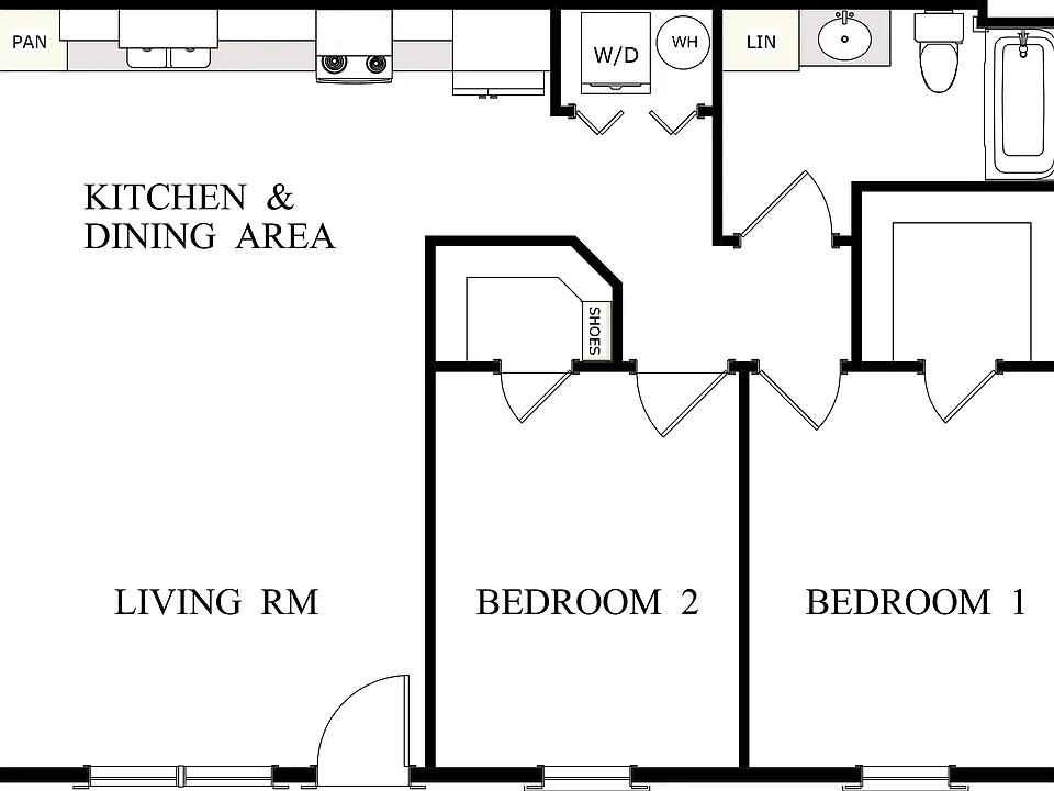 The Residences - 2 Bed Floor Plan (117A) _04132026