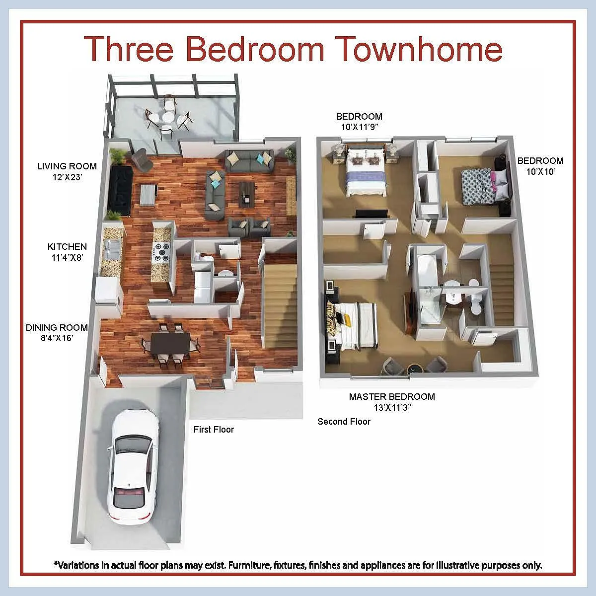 Floor plan 3 Bedroom