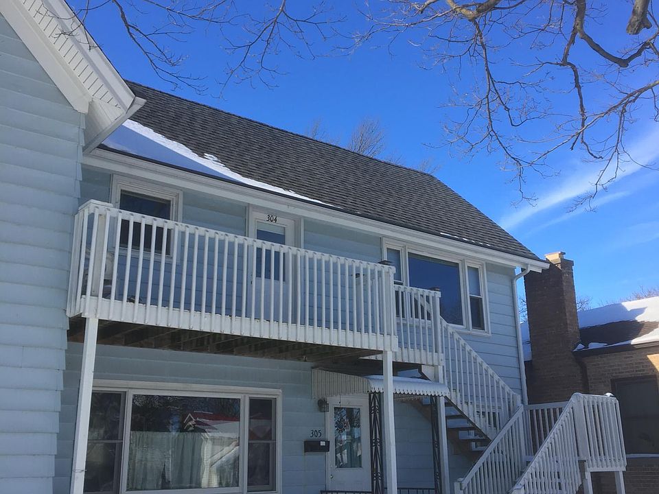 Front view of upstairs apartment