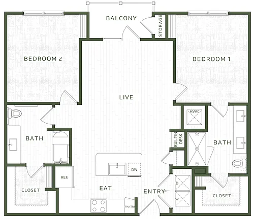 Floor plan B1HC
