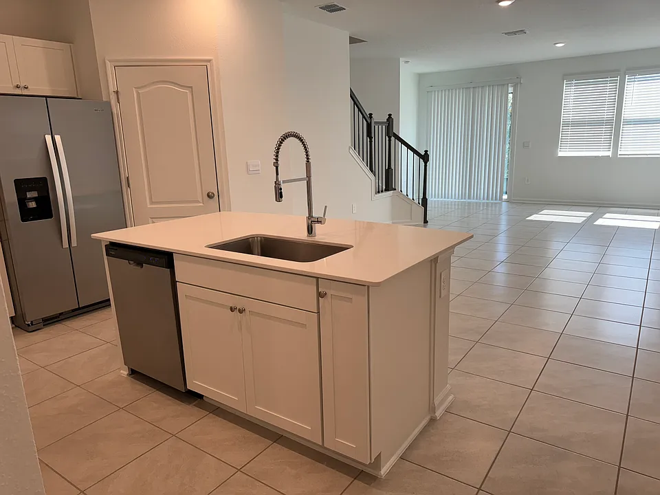 Island Sink with Dishwasher