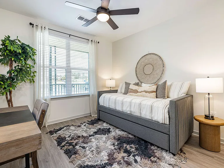 Guest Bedroom with Flexible Space Options