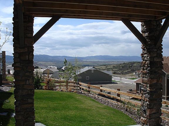 View from lower patio