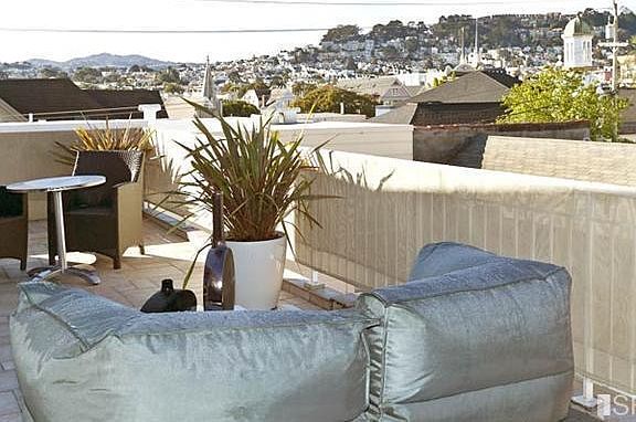 private outdoor patio