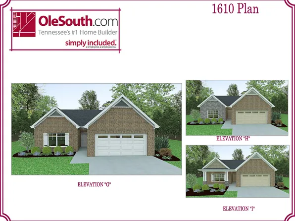 1610 Elevation GHI Plan, Sagewood