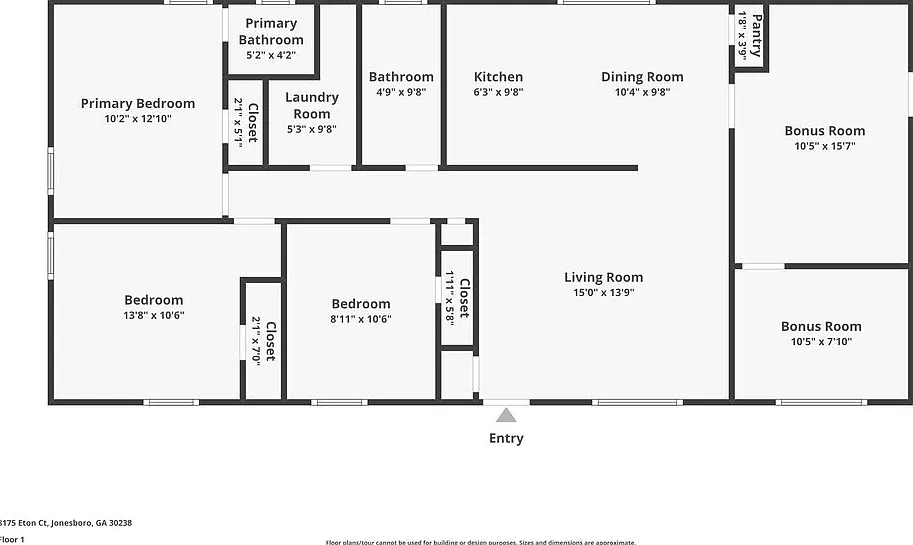 3 bed, 1.5 bath, 1092 sqft, $2,210 — Photo 2