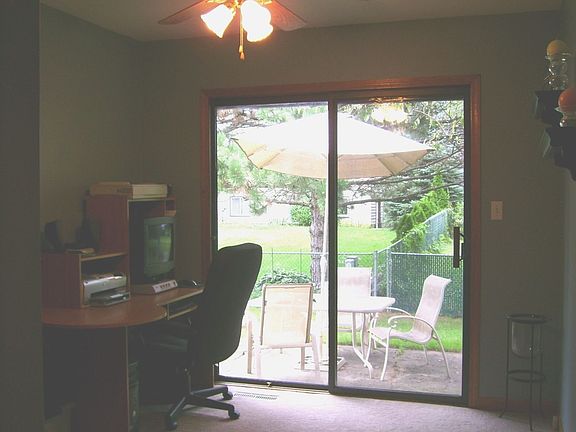 Sliders to patio in bedroom