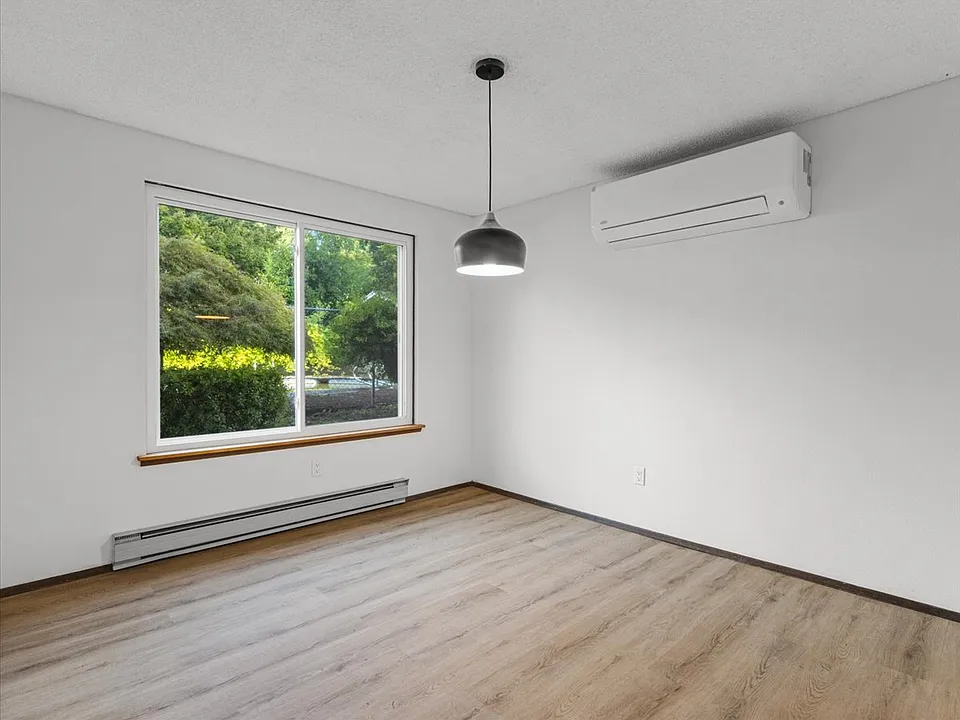 dining room with new brand mini split with AC
