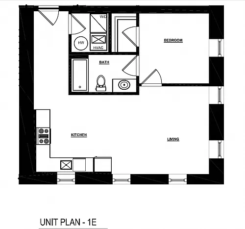 Floor plan 1E