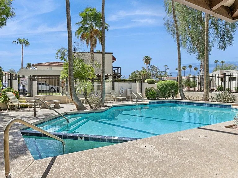 Pool is just steps away