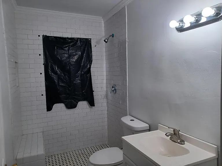 Downstairs bathroom. Window covering will be added