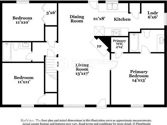 primary bedroom
