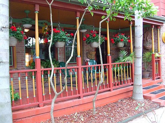 Enjoy an peaceful evening on the inviting, spacious front porch.