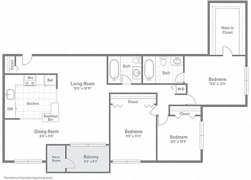 Floor plan The Bluebell