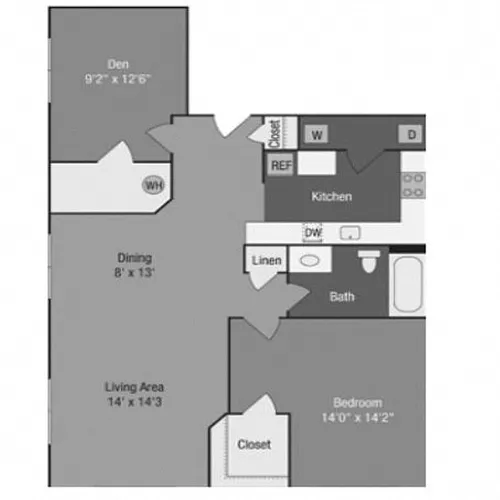 Floor plan A1B
